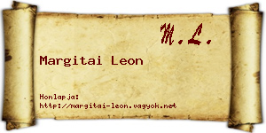 Margitai Leon névjegykártya